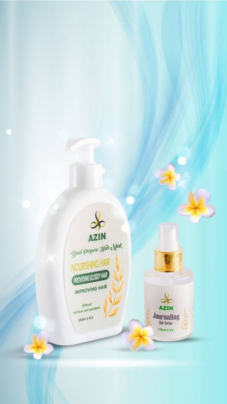 پک سرم ژورنالی و ماسک موی دو کاره اذین
